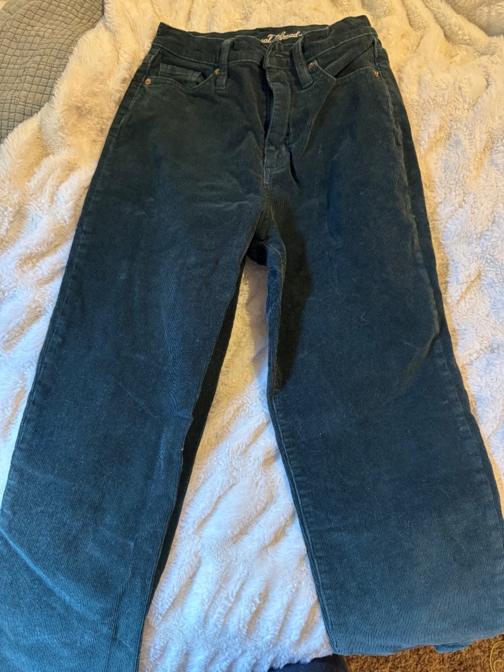 Dark Green Corduroy Jeans from Target